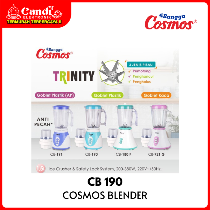 Cosmos Blender Plastic Jar